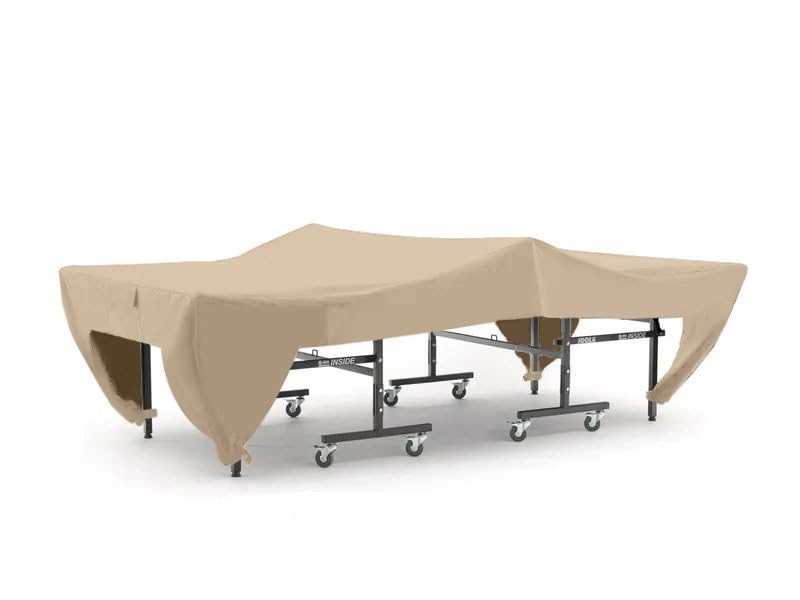 Covermates Ping Pong Table Cover - Heavy Duty Water-Resistant Indoor/Outdoor, Classic Tan, 110W x 60D x 30H  
Covermates