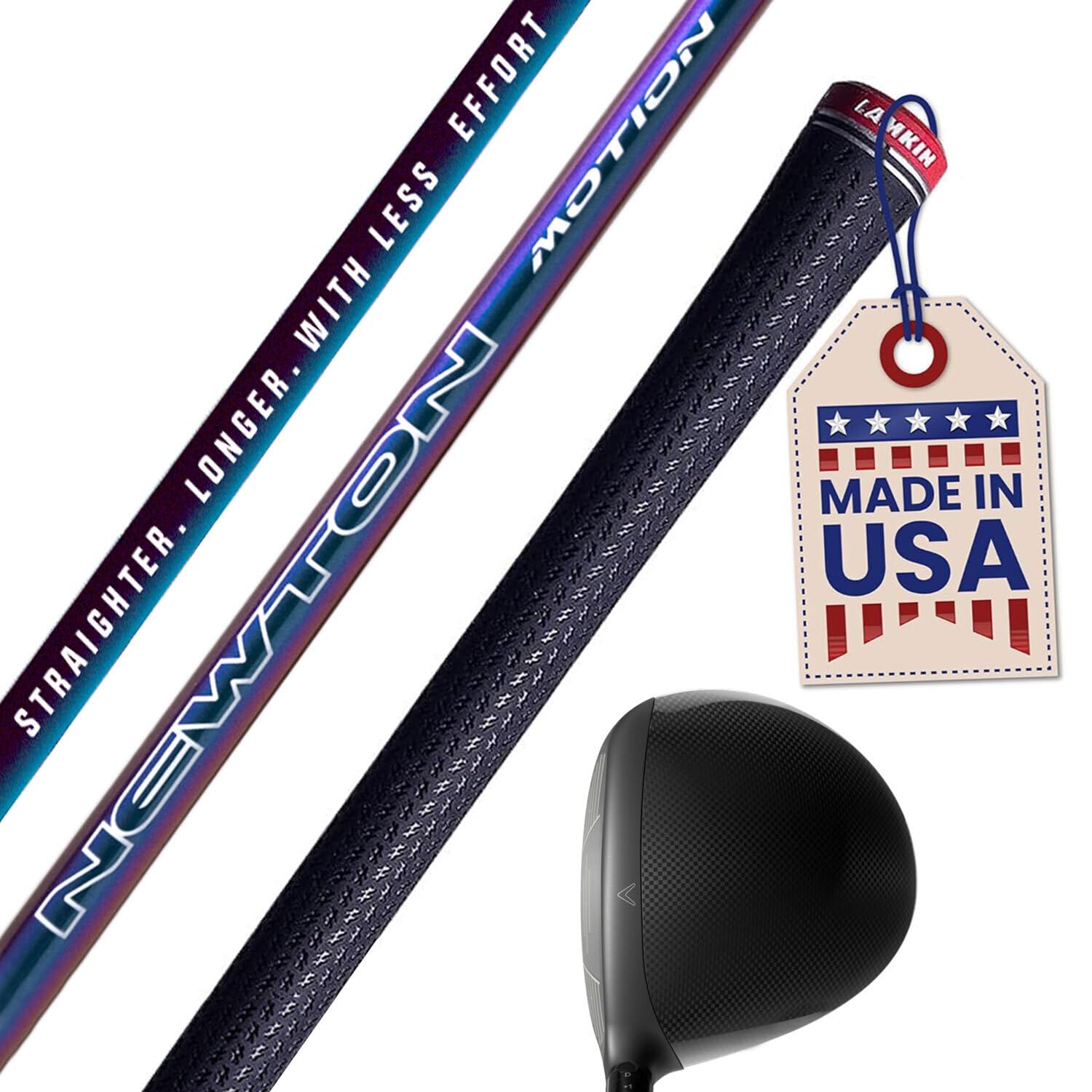 High Performance Newton Motion Golf Driver Shaft with Symmetry360 & Kinetic Storage Technology for All Swing Speeds
| N