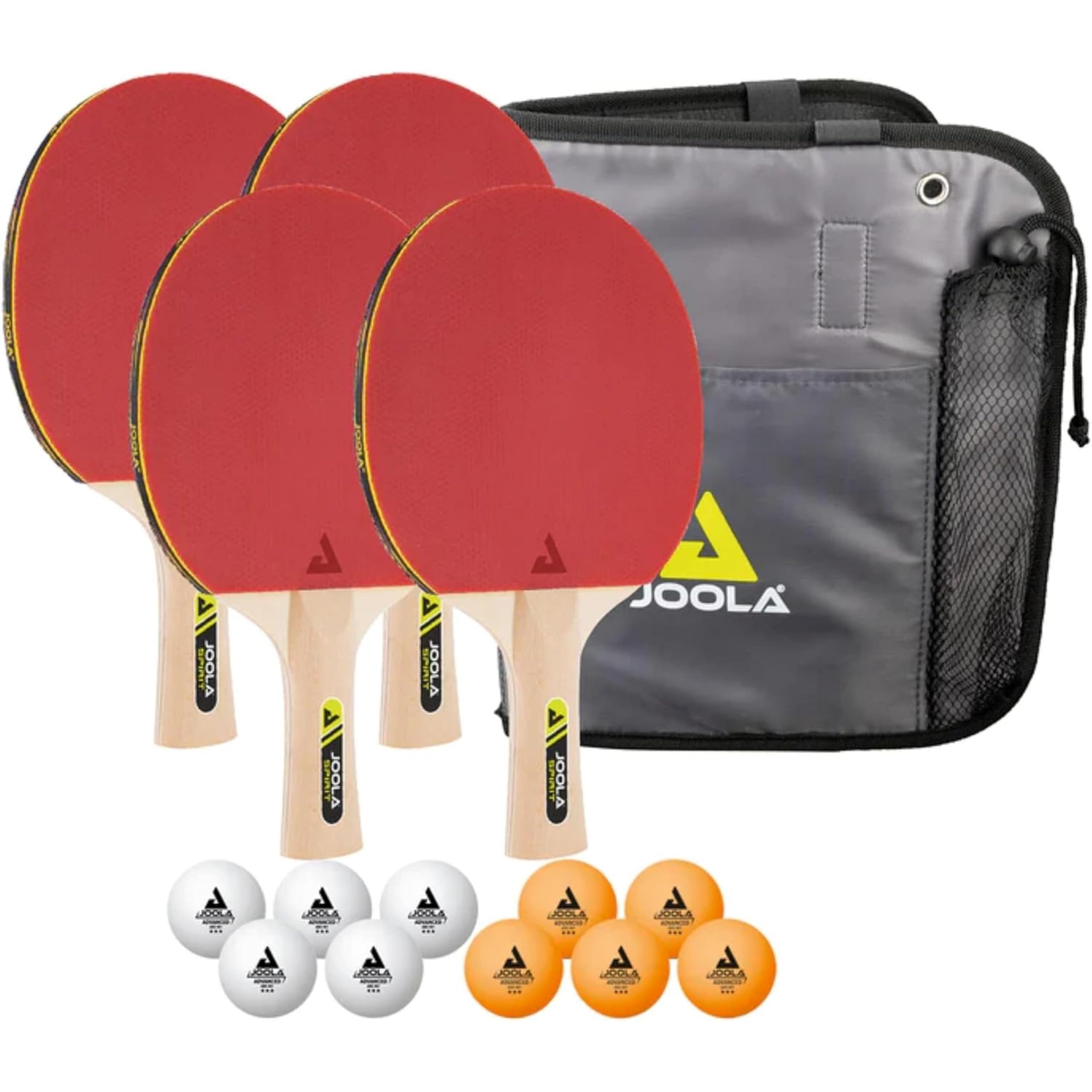 JOOLA Premium Table Tennis Set - Regulation Paddles, Training Balls and Carrying Case - For Training and Recreational P